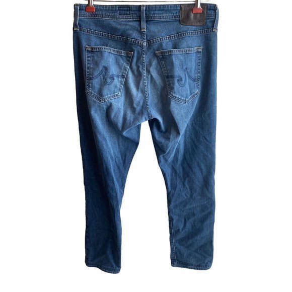 AG Adriano Goldschmied Size 31X32 The Everett Blue Jeans Slim Straight Leg Denim - Picture 2 of 4